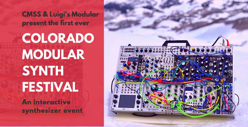 Colorado Modular Synth Fest is Today +  Giving Talk with Victoria and Tom Lundy on “Theremin, Musique concrète, and Live Sampling, Oh My!”
